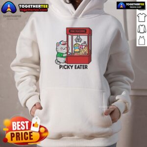 Alternative view of Cute Cat Paw Machine Picky Eater T-Shirt