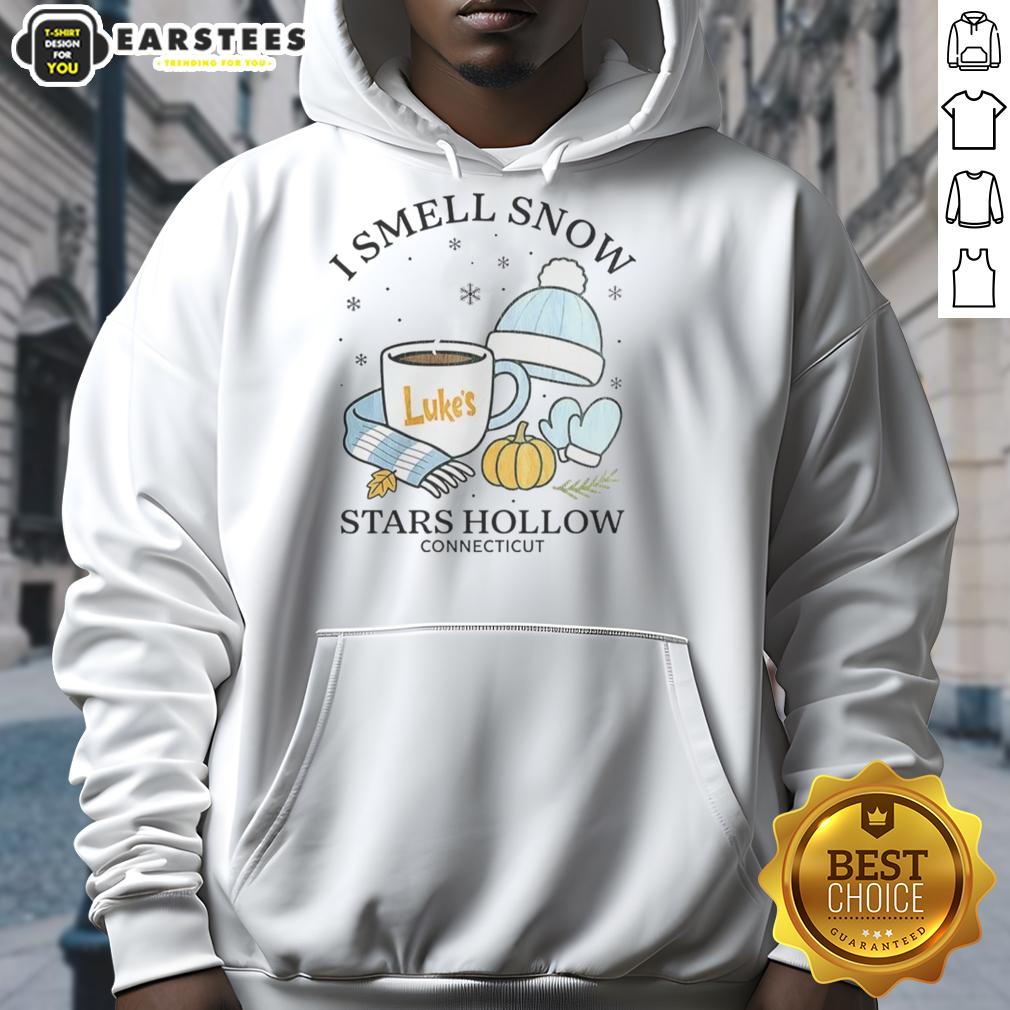 Premium I Smell Snow Stars Hollow Connecticut Christmas T-Shirt - Image 2