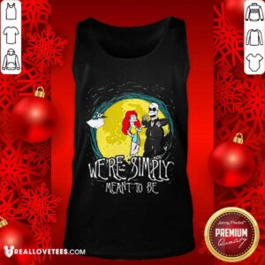 Alternative view of Pretty The Nightmare Before Homer Simpson And Marge Simpson We’Re Simply Meant To Be Shirt