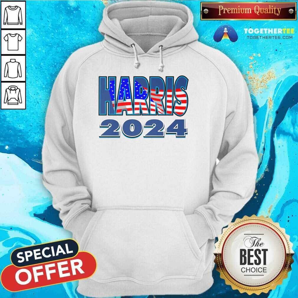 Great Kamala Harris America Flag 2024 T-Shirt - Image 2