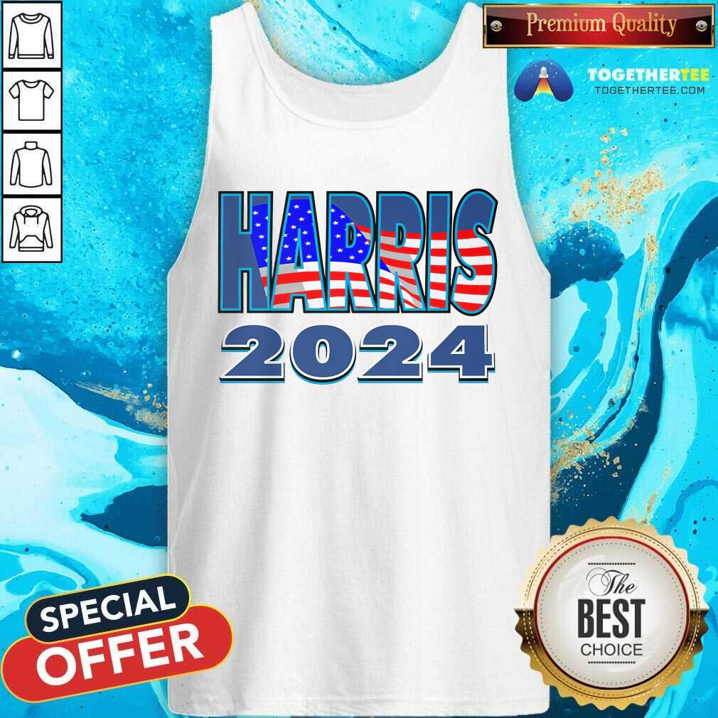 Great Kamala Harris America Flag 2024 T-Shirt - Image 4