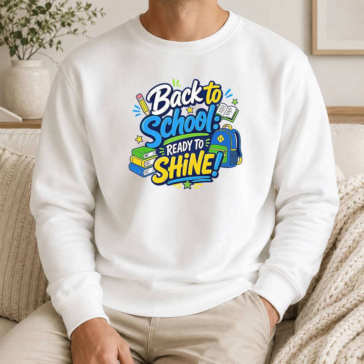 Good Official Back To School Ready To Shine Typography Shirt - Image 7