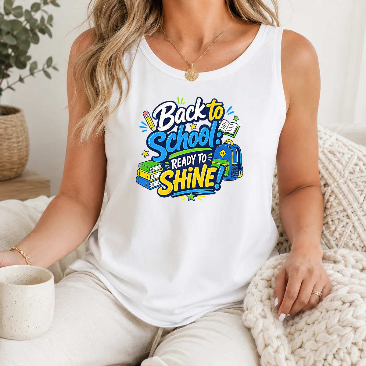 Good Official Back To School Ready To Shine Typography Shirt - Image 3