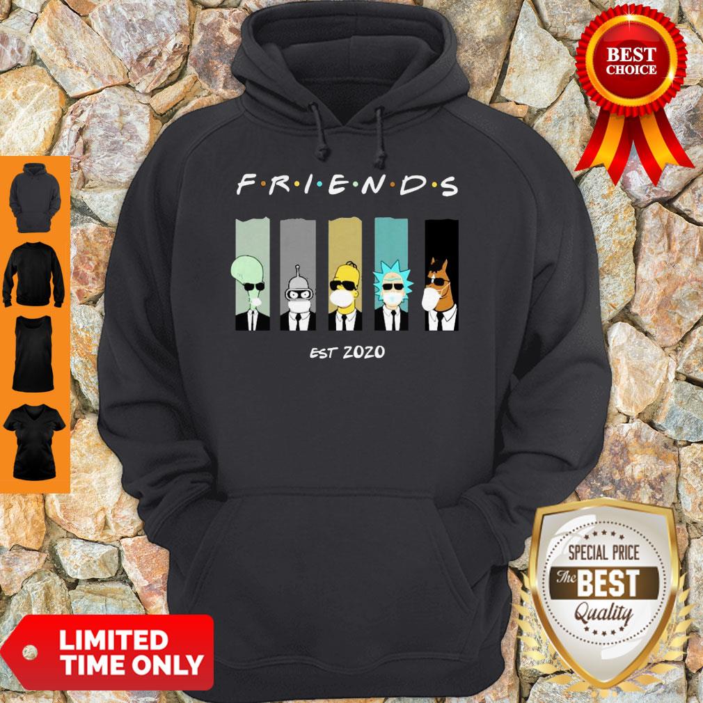 Official Rick And Morty Friends Est 2020 Shirt - Image 2