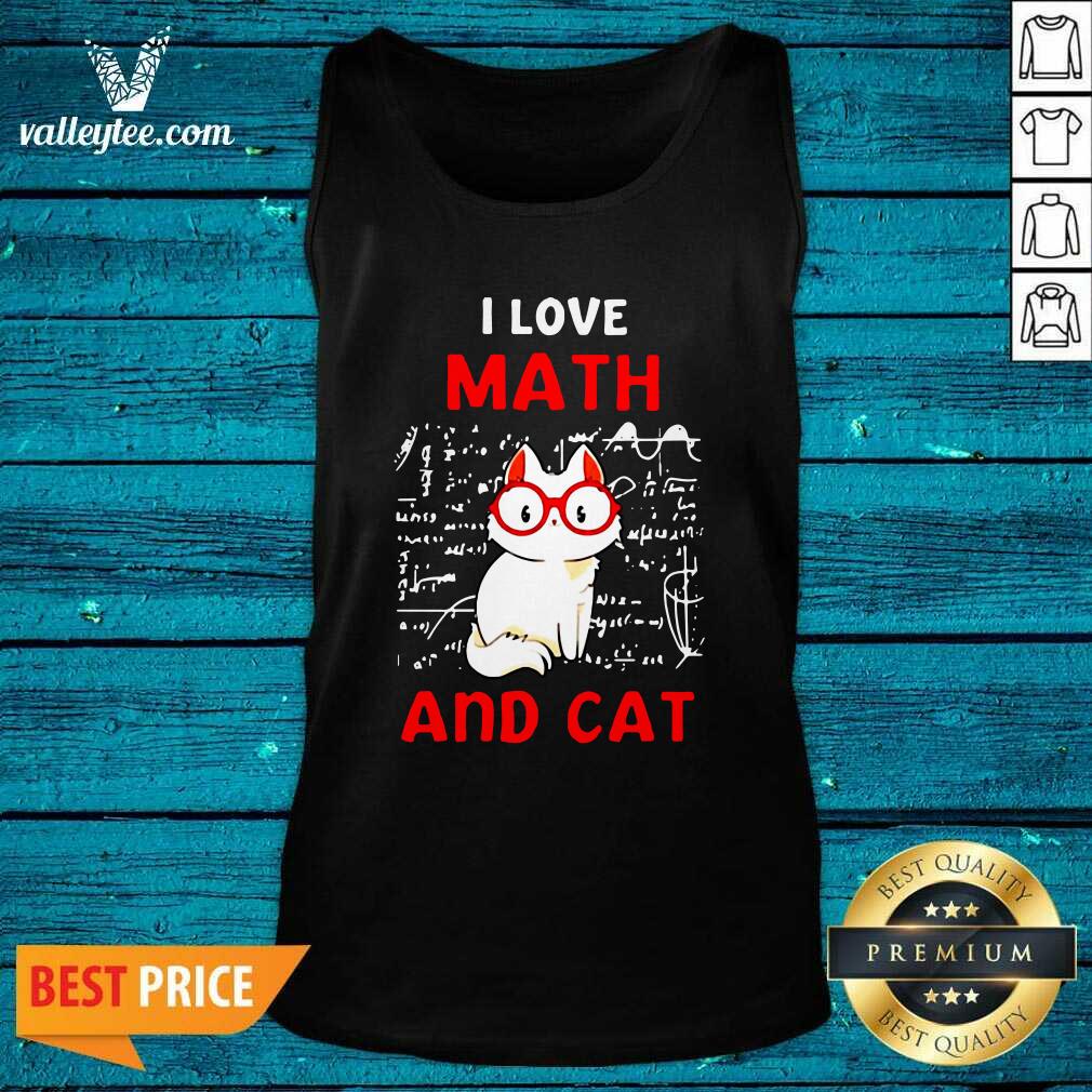 Super Nice I Love Math And Cat Shirt - Image 5
