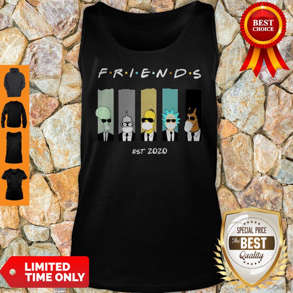 Official Rick And Morty Friends Est 2020 Shirt - Image 4