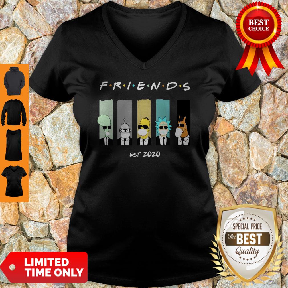 Official Rick And Morty Friends Est 2020 Shirt - Image 3