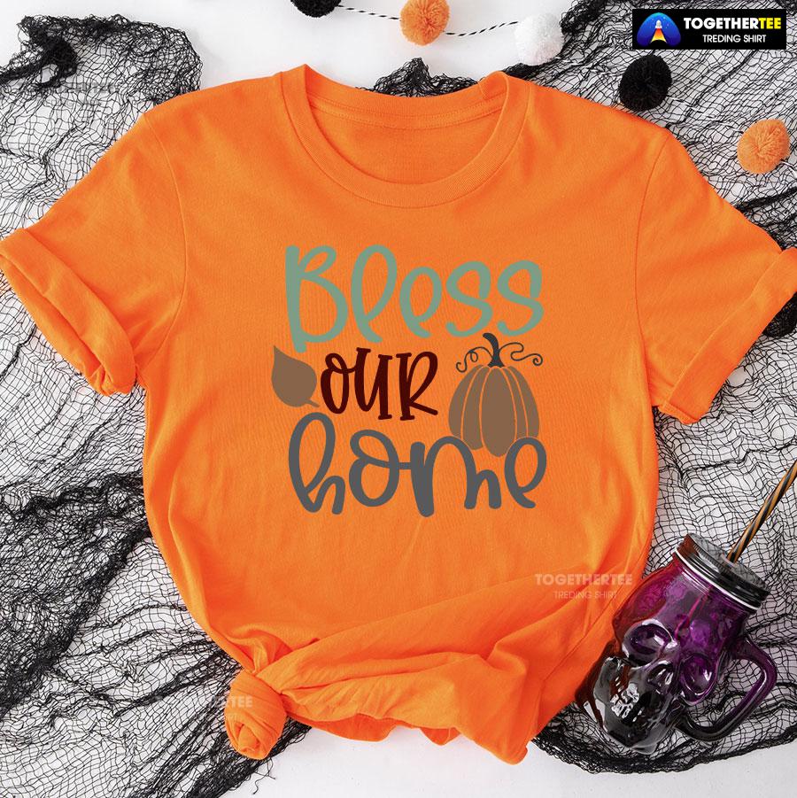 Bless Our Home Thanksgiving T-Shirt - Image 9
