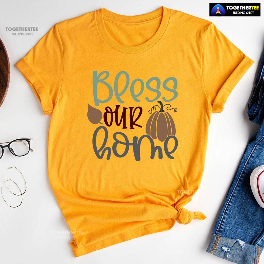 Bless Our Home Thanksgiving T-Shirt - Image 10