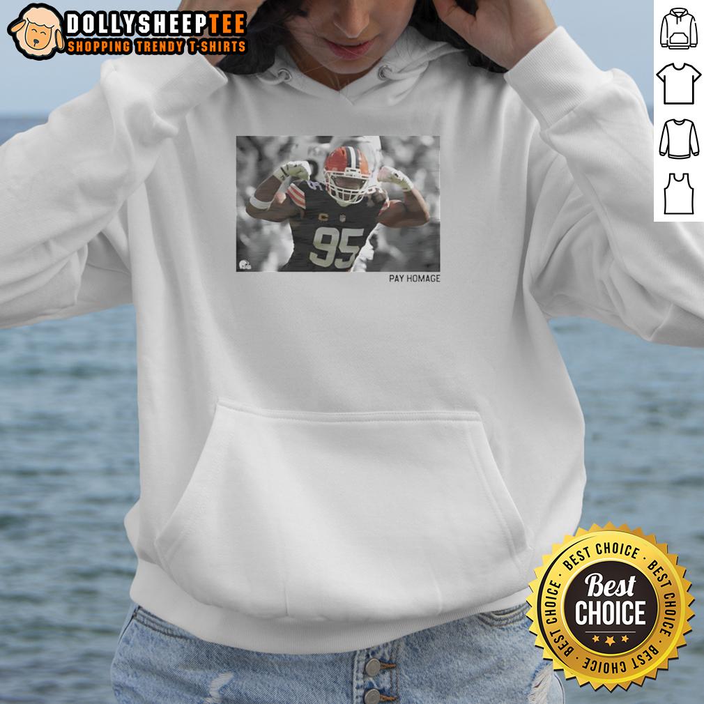 Awesome Myles Garrett Pay Homage T-Shirt - Image 2
