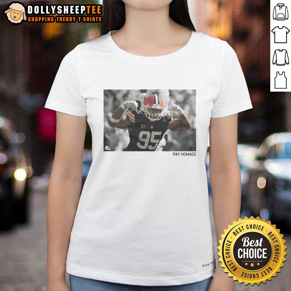Awesome Myles Garrett Pay Homage T-Shirt - Image 3