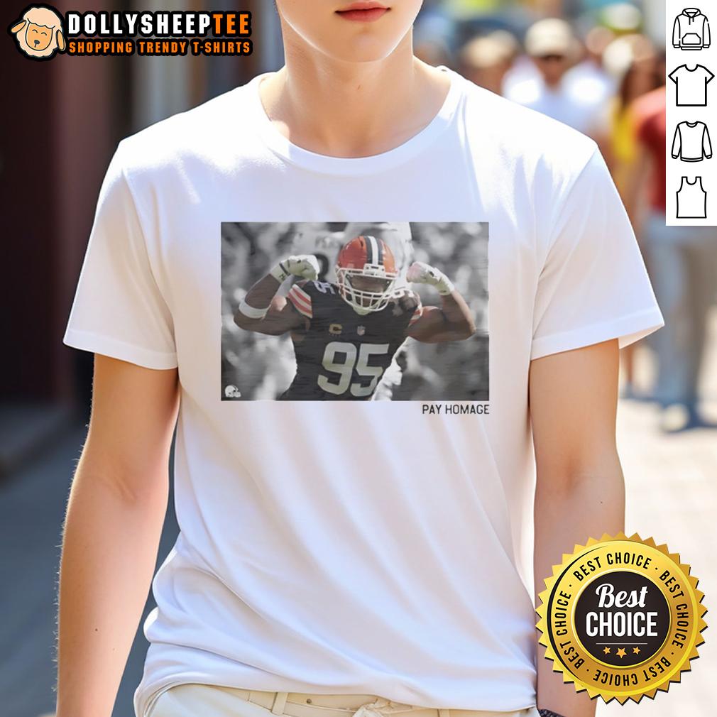 Awesome Myles Garrett Pay Homage T-Shirt
