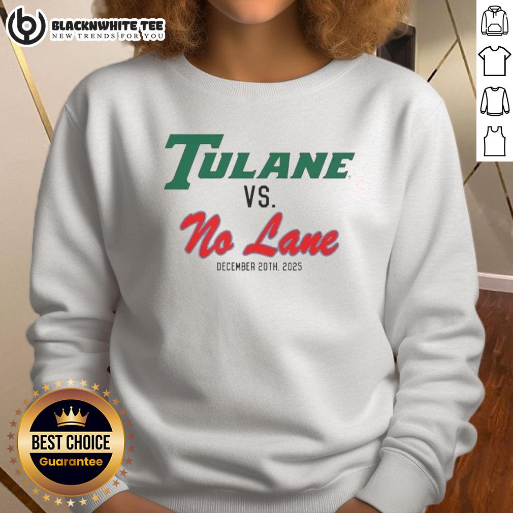 Awesome Tulane Vs. No Lane 2025 T-Shirt - Image 5