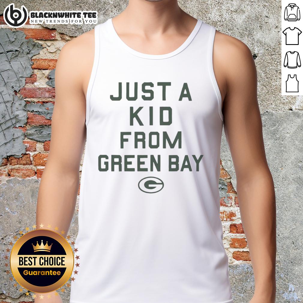 Nice Green Bay Packers Just A Kid From Green Bay T-Shirt - Image 4