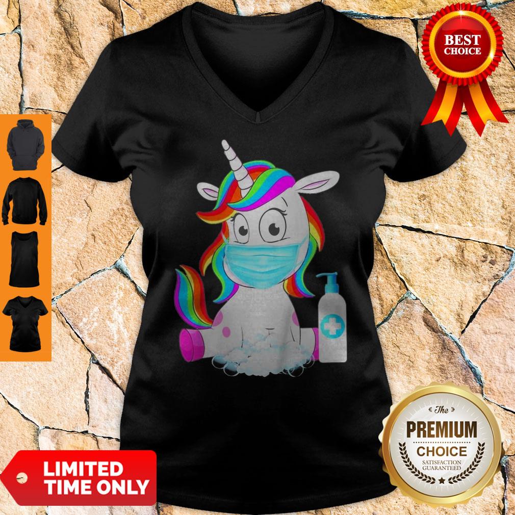 Awesome Unicorn In Quarantined Shirt - Image 2