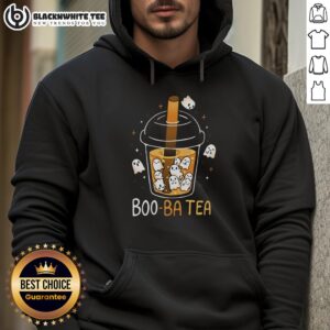 Alternative view of Funny Boo-Ba Tea Halloween Ghost Boba Tea T-Shirt
