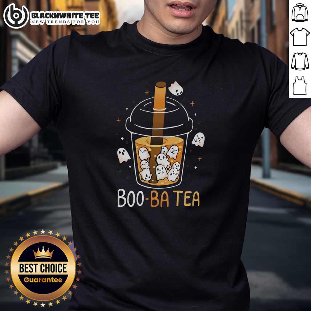 Funny Boo-Ba Tea Halloween Ghost Boba Tea T-Shirt