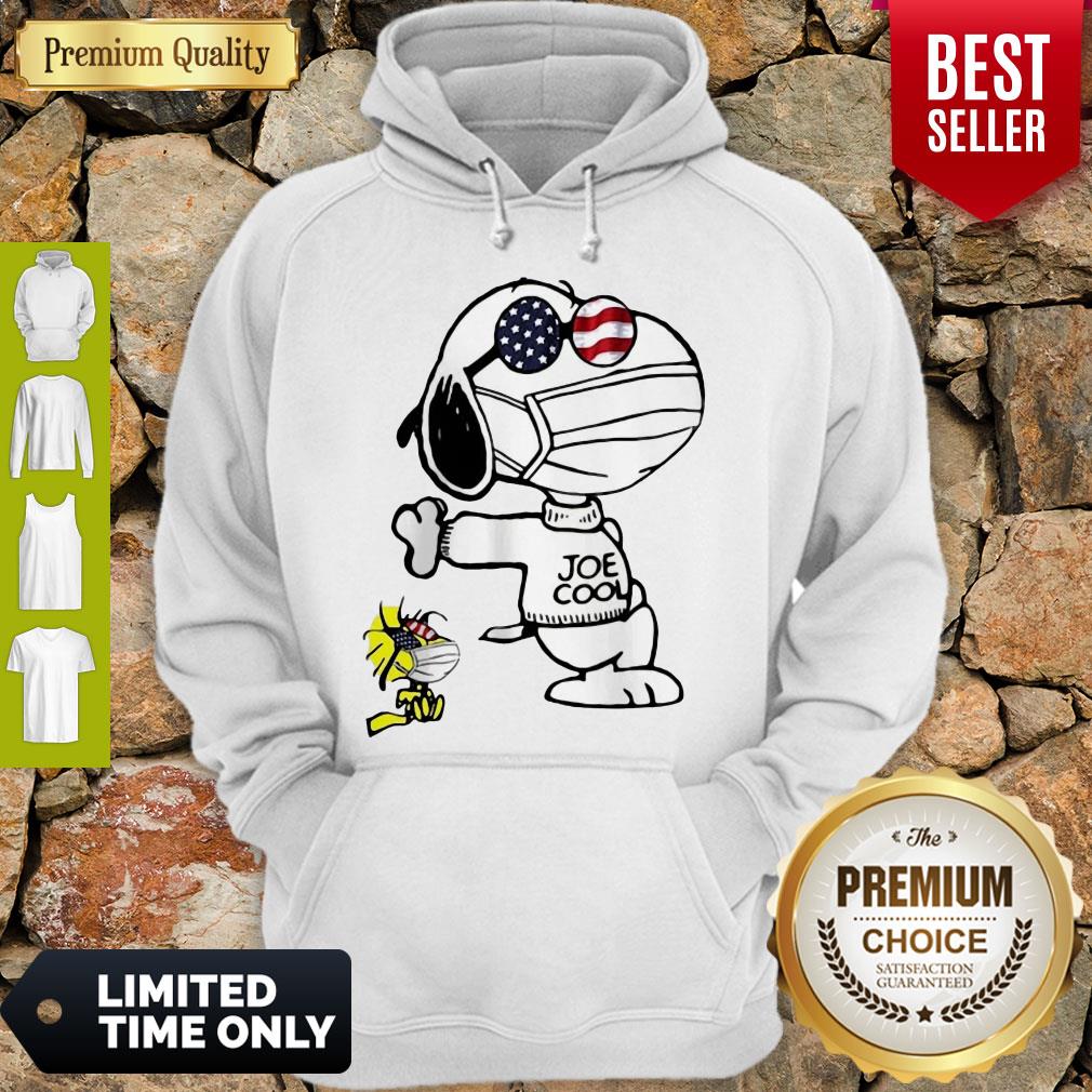 CUTE SNOOPY AND WOODSTOCK GLASSES AMERICA JOE COOL SHIRT - Image 2