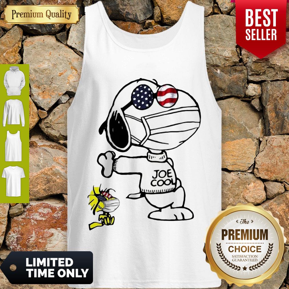 CUTE SNOOPY AND WOODSTOCK GLASSES AMERICA JOE COOL SHIRT - Image 5