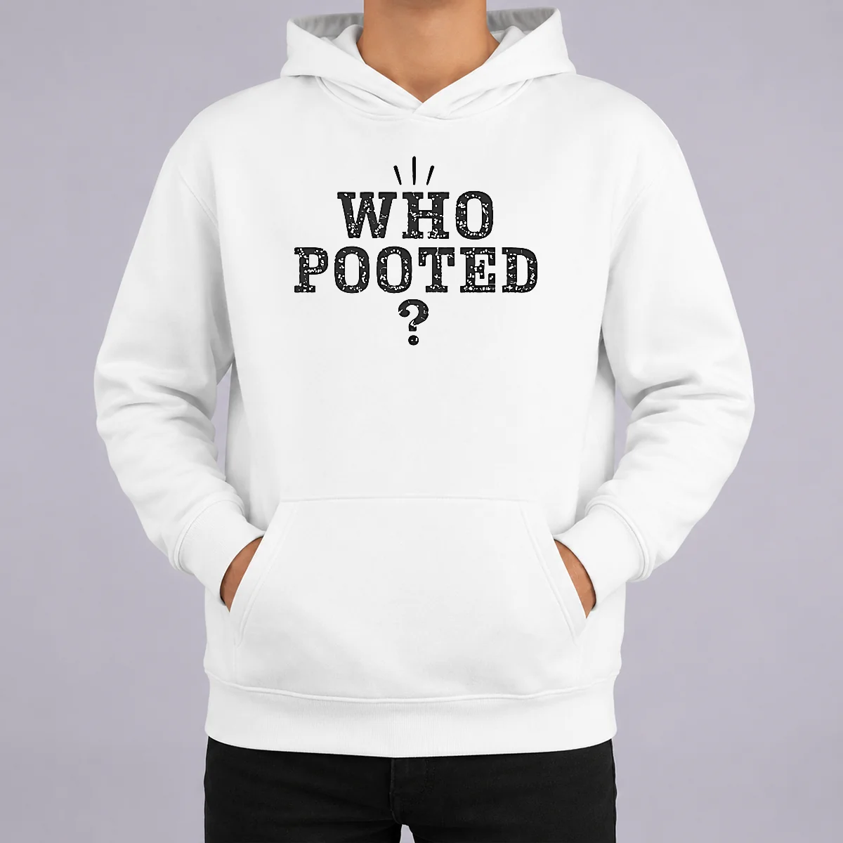 Pretty Funny WHO Pooted Fart Joke Silly Shirt - Image 5