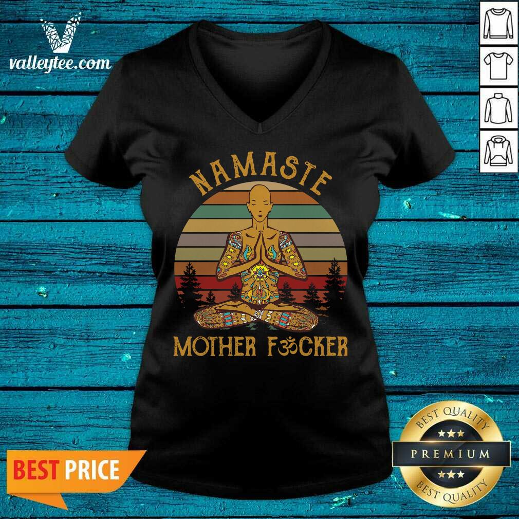 Awesome Yoga Namaste Mother Fucker Shirt - Image 3
