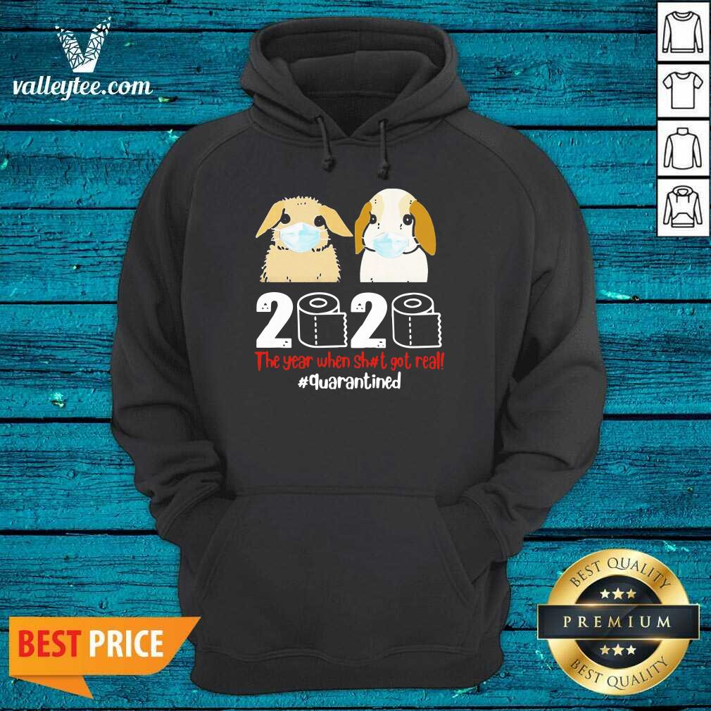 Good Bunny 2020 The Year When Shit Got Real Shirt - Image 5