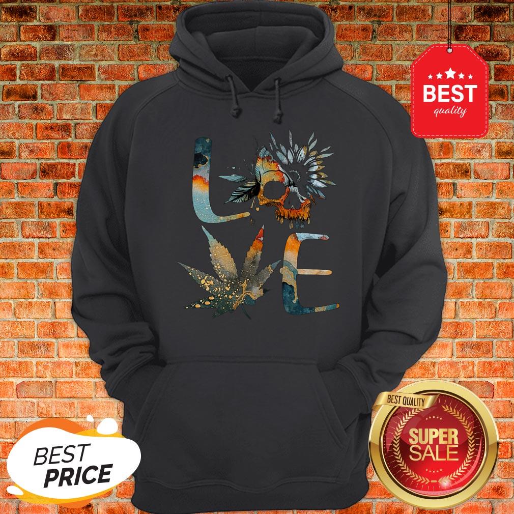 Perfect Love Skull Weed Sunflower Earth Day Shirt - Image 5