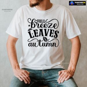 Alternative view of Fall Breeze Leaves Autumn T-Shirt