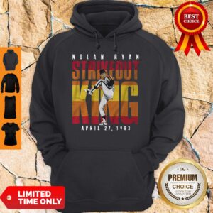 Alternative view of Premium Nolan Ryan Strikeout King April 27 1983 Shirt