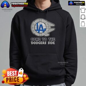 Alternative view of Happy Star Wars Come To The Los Angeles Dodgers Side T-Shirt
