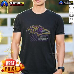Nice Bud Light Baltimore Ravens T-Shirt