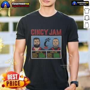 Official Cincy Jam Kelce And Kelce T-Shirt