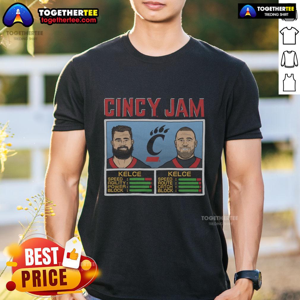 Official Cincy Jam Kelce And Kelce T-Shirt