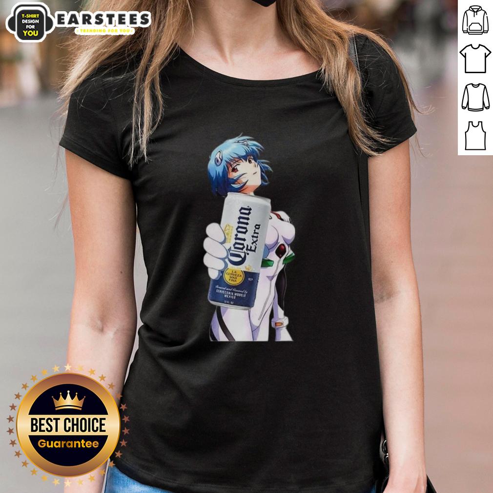 Awesome Rei Ayanami X Corona Neon Genesis Evangelion Anime T-Shirt - Image 3