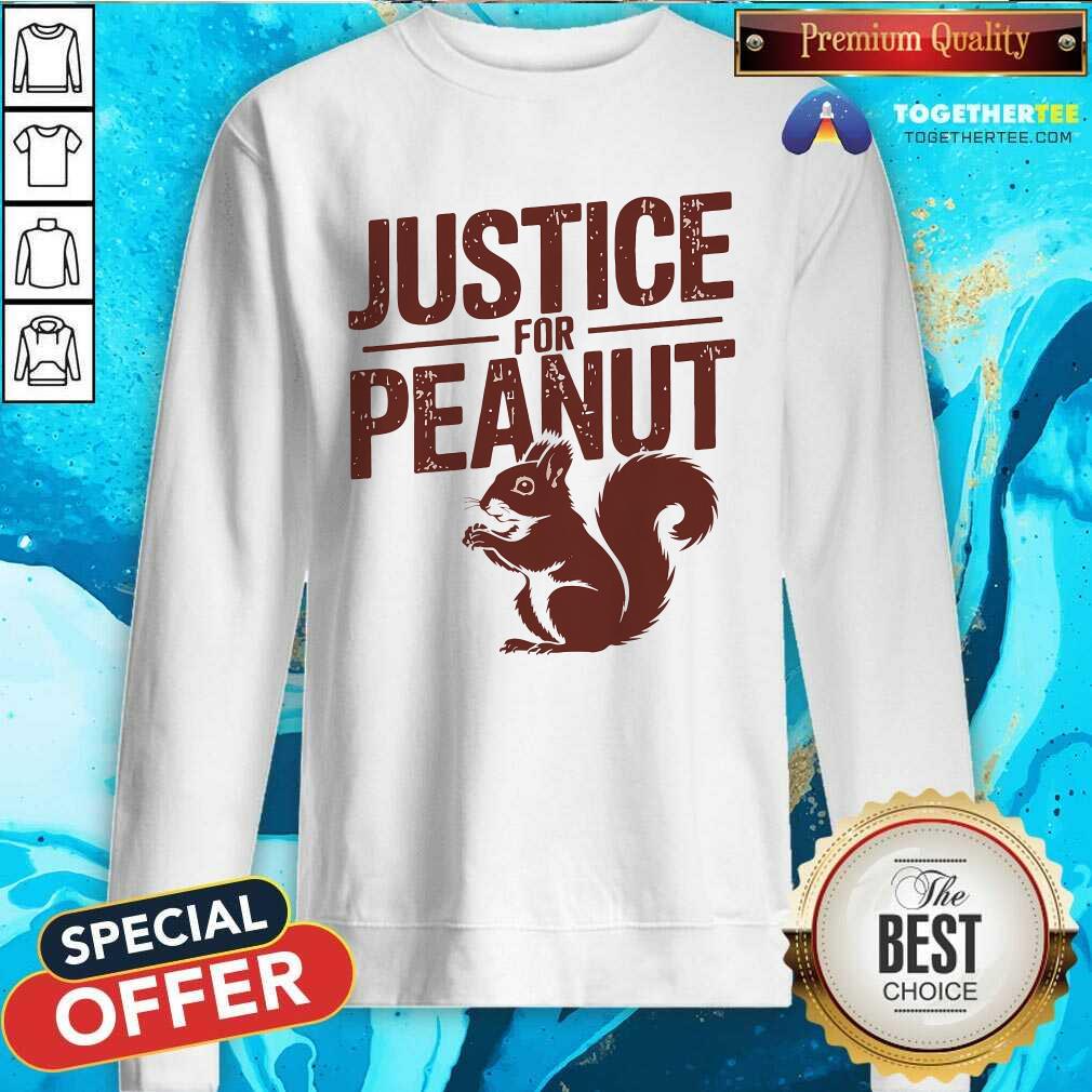 Nice Justice For Peanut The Squirrel T-Shirt - Image 4