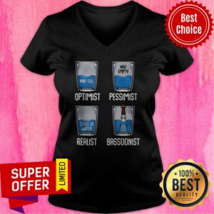 Alternative view of Premium Optimist Pessimist Realist Bassoonist Funny Bassoo Shirt