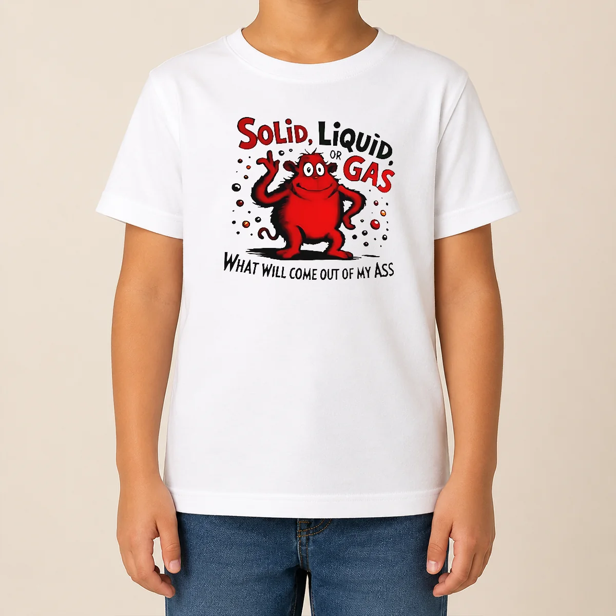 Pretty Thing One Dr Seuss Solid Liquid Or Gas What Will Come Out Of My Ass Shirt - Image 9