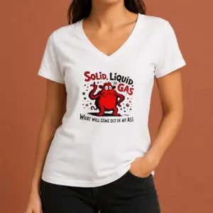 Alternative view of Pretty Thing One Dr Seuss Solid Liquid Or Gas What Will Come Out Of My Ass Shirt