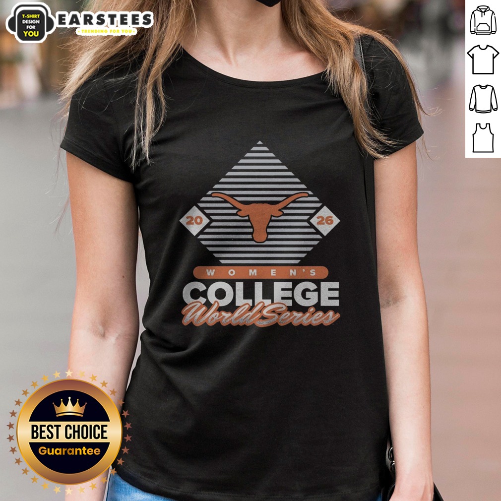 Pretty Texas Longhorns 2026 NCAA College World Series 2026 Women'S College World Series Shirt - Image 3