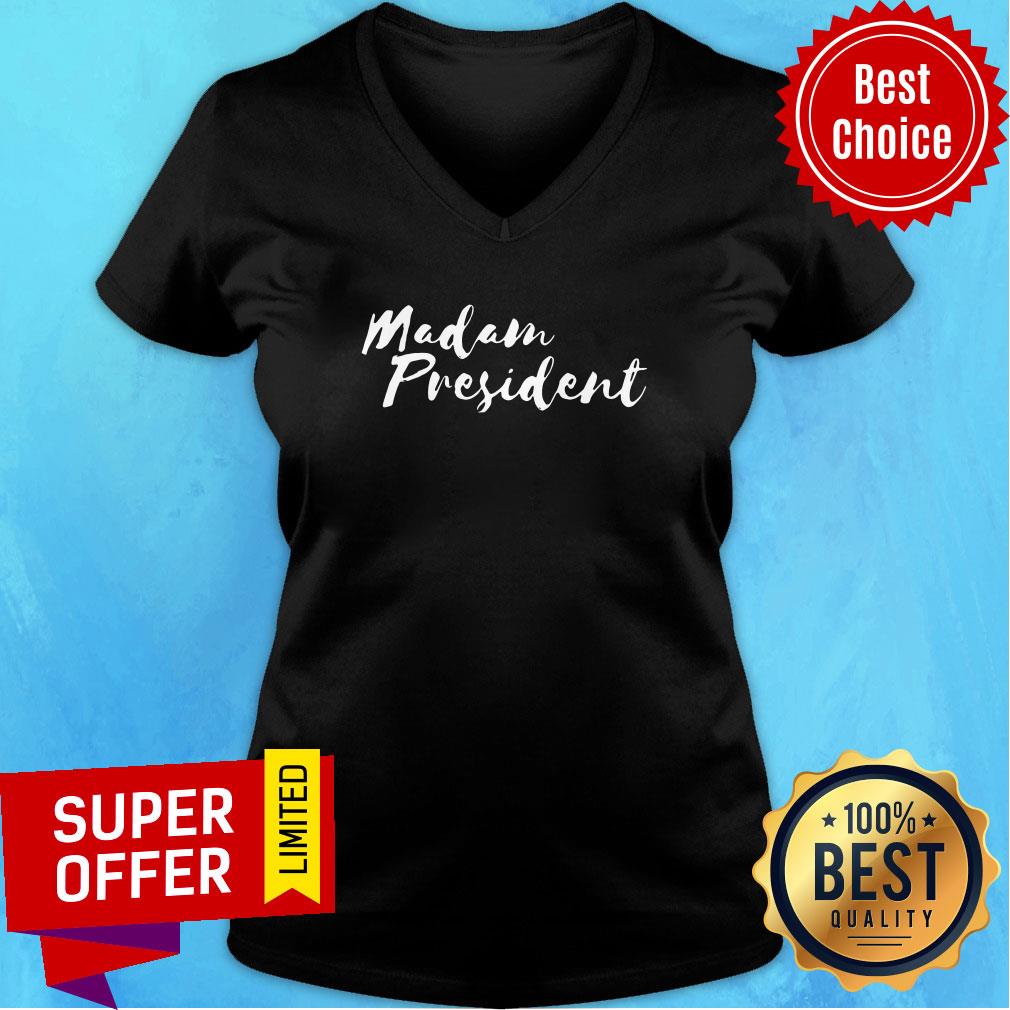 Official Womens Madam President For Women Go Vote Shirt - Image 3