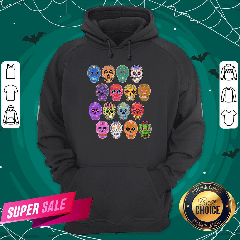 Dia De Los Muertos Day Dead Sugar Skull Colorful Shirt - Image 5