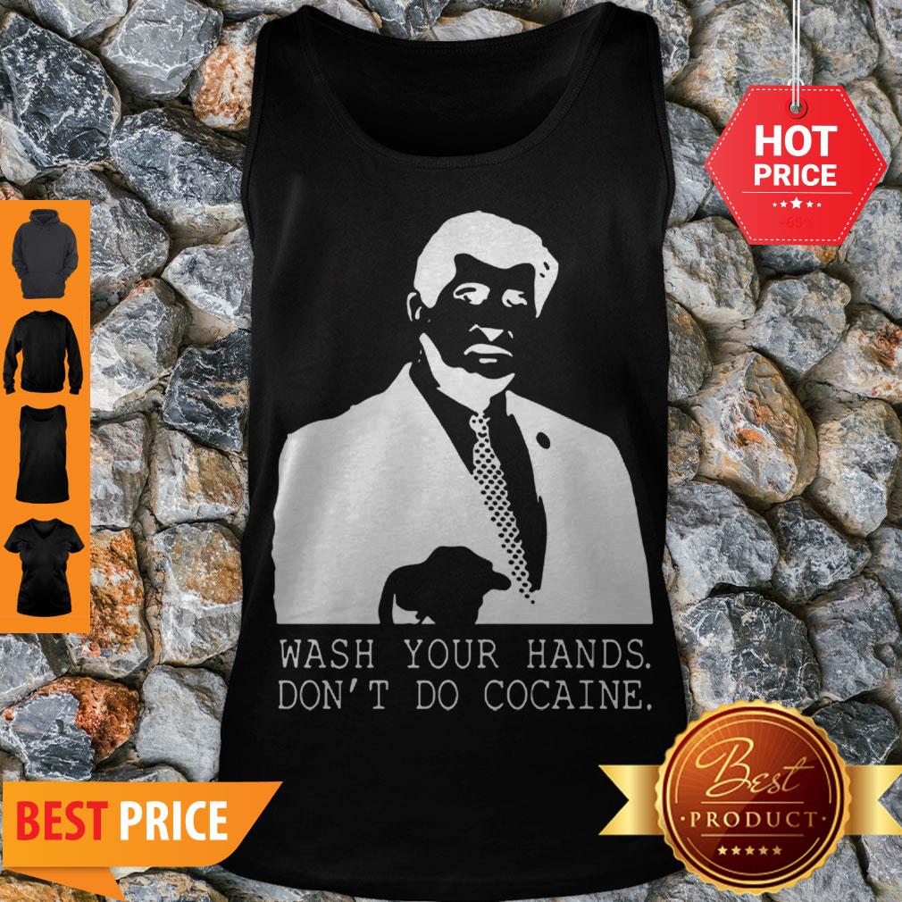 Vintage Wash Your Hands Don’t Do Cocaine Shirt - Image 4