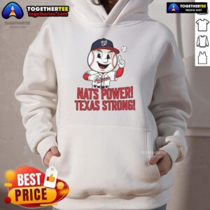 Alternative view of Nice Washington Nationals Nats Power Texas Strong T-Shirt