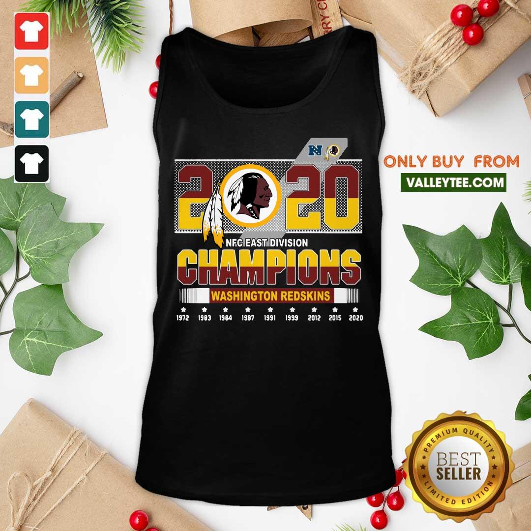 Cool 2020 NFC East Division Champions Washington Redskins Shirt - Image 4