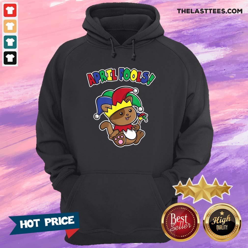 Good Happy April Fool’s Day Funny Cute Cat Jester Prankster T Shirt - Image 3
