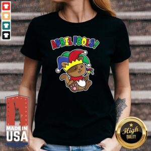 Alternative view of Good Happy April Fool’s Day Funny Cute Cat Jester Prankster T Shirt