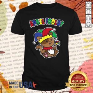 Good Happy April Fool’s Day Funny Cute Cat Jester Prankster T Shirt