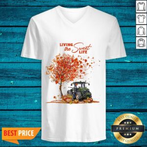 Alternative view of Pretty Tractor Autumn Living The Sweet Life Shirt