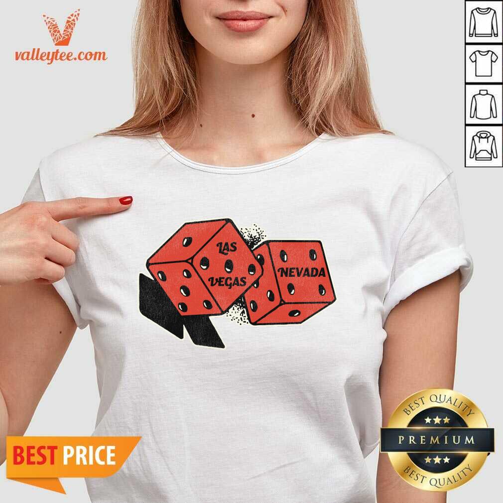 Las Vegas Nevada Vintage Gambling Dice Shirt - Image 4