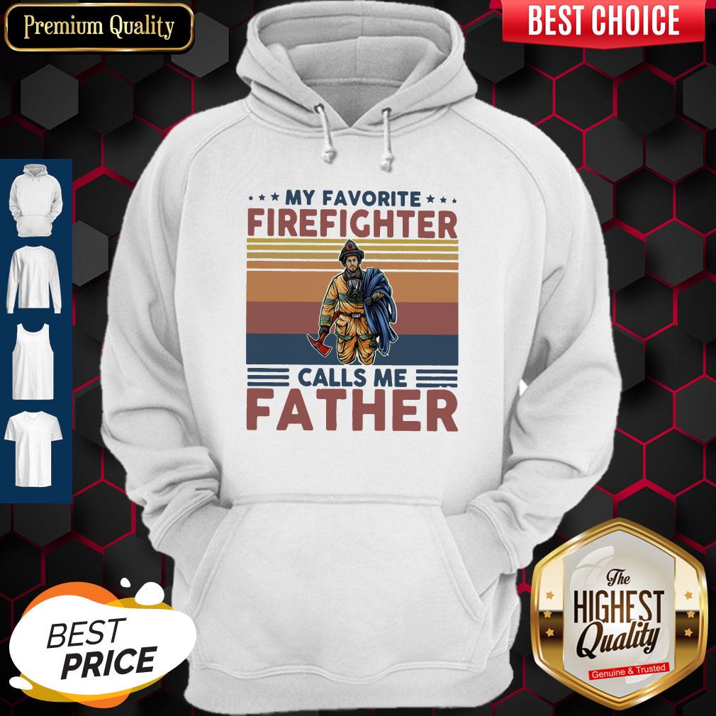 My Favorite Firefighter Calls Me Father Classic T-Shirt - Image 3